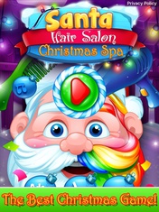 Santa Hair Salon Christmas Spa