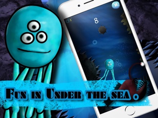 Alien Jellyfish : adventure in deep sea