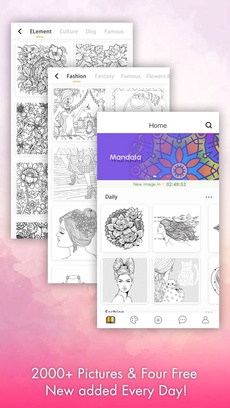 Adult Coloring Book Color Page