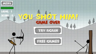 Stickman Apple Shooting Showdown - Free Bow and Arrow Fun Doodle Skill Game