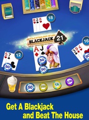 Blackjack 21 - Best Vegas Casino Card Game