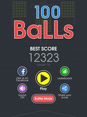 100 Balls - Tap to Drop in Cup