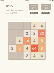 8192 game HD - max puzzle number challenge