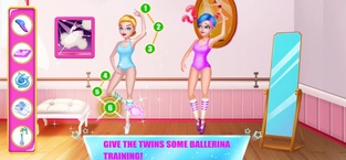 Twin Sisters Ballerina Dance