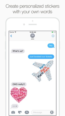 Text Mess - turn your messages into art