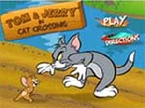Tom and jerry   cat crossing