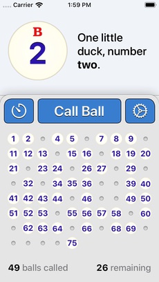 Bingo Machine - Number Caller