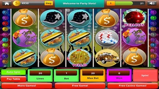 80's Disco Funky Rock Club Party Slots