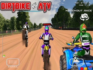 Dirt Bike vs Atv Racing Games