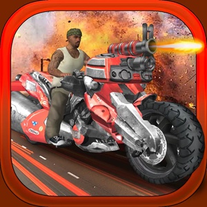 2 Wheel Gunner - Free 3D Ride by Shooting Game