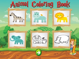Animal Coloring Book for Kids And Toddler - Coloring Book for Little Boys and Kids