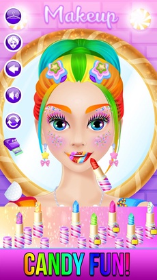 Rainbow Unicorn Candy Salon
