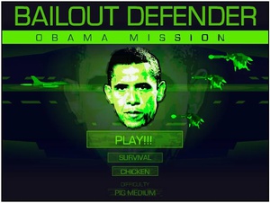 Bailout defender obama mission