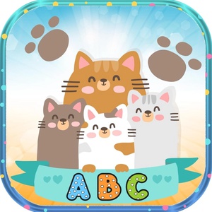ABC Kids Games Words - Cat Animal First Steps Draw