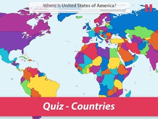 StudyGe－World map geography