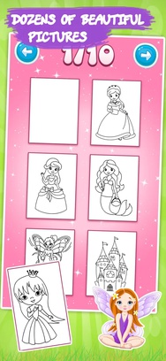 Best coloring book - Princess