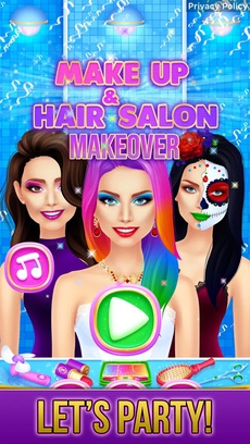 Make Up & Hair Salon Makeover