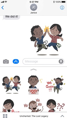 Uncharted: The Lost Legacy Stickers