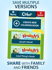Noah's Ark Playable Coloring Book