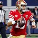 49ers QB Jimmy Garoppolo sprained throwing shoulder vs. Cowboys; expected to practice